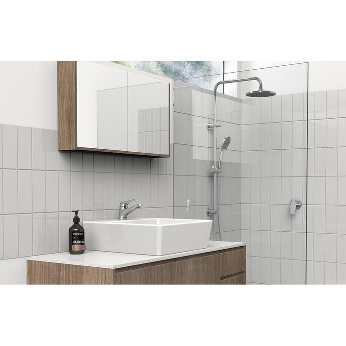 Phoenix Ivy MKII Shower / Wall Mixer Trim Kit - Matte Black-154-7805-10-blue-leaf-bathware