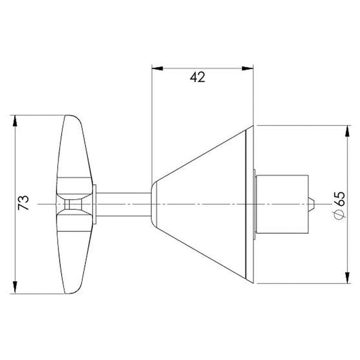 Phoenix Ivy Wall Top Assemblies - Chrome-660W CHR-blue-leaf-bathware