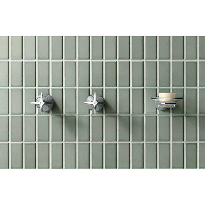 Phoenix Ivy Wall Top Assemblies - Chrome-660W CHR-blue-leaf-bathware