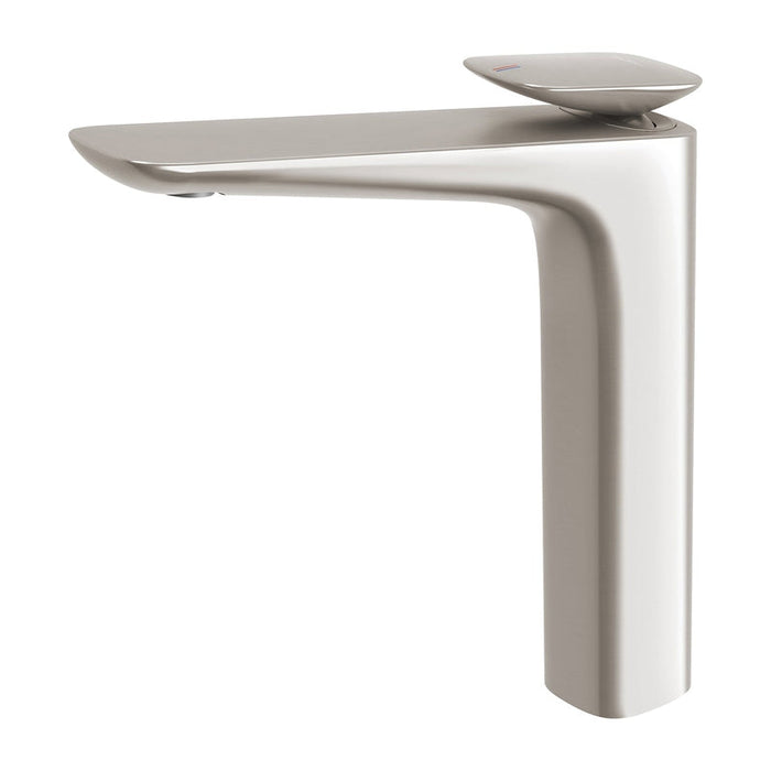 Phoenix Nuage Vessel Mixer - Brushed Nickel-129-7900-40-blue-leaf-bathware
