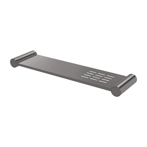 Phoenix Vivid Slimline Metal Shelf - Brushed Carbon-111-8600-31-blue-leaf-bathware