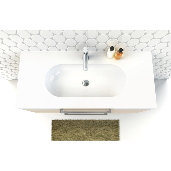 Phoenix Vivid Slimline Oval Basin Mixer - Matte Black-VV770 MB-blue-leaf-bathware