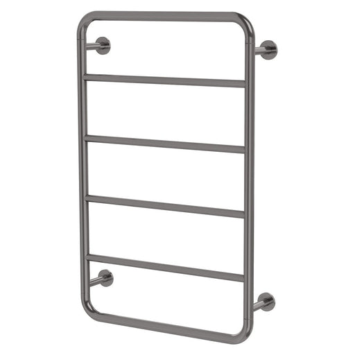 Phoenix Vivid Slimline Towel Ladder 800 X 500mm - Brushed Carbon-111-8700-31-blue-leaf-bathware