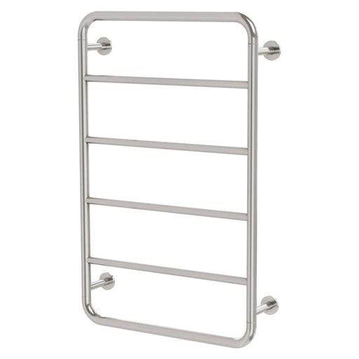 Phoenix Vivid Slimline Towel Ladder 800 X 500mm - Brushed Nickel-111-8700-40-blue-leaf-bathware