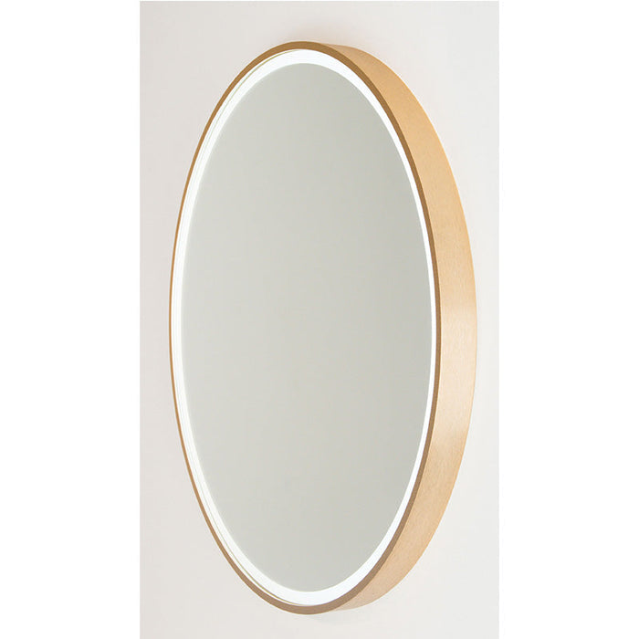 Remer Sphere LED Mirror with Demister & Light Colour Switch-blue-leaf-bathware