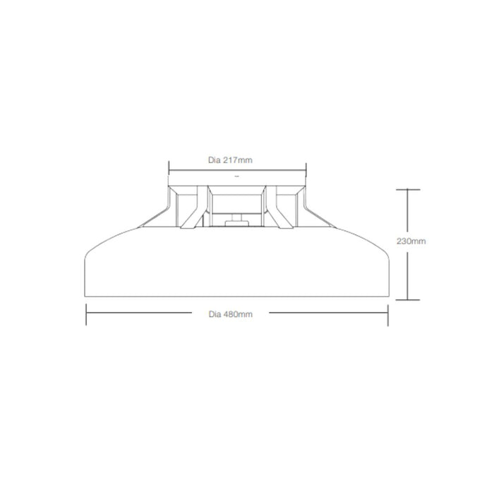 Martec Fantom DC Bladeless Smart Ceiling Fan With WIFI Remote Control + LED light