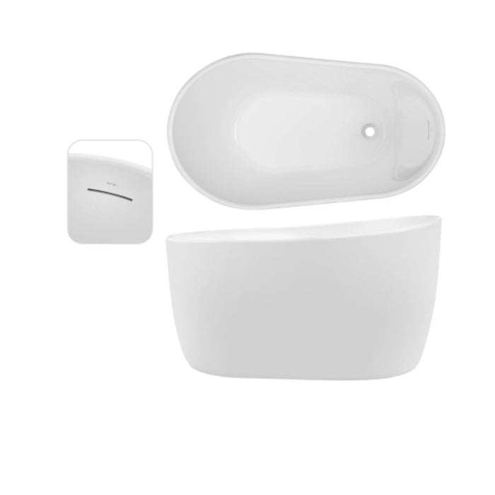 Decina Cosmo 1300 Freestanding Bath with Overflow