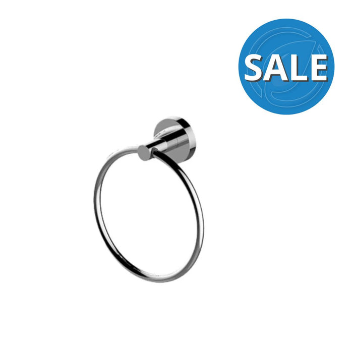 Abey Piccolo Mondo Towel Ring - Chrome