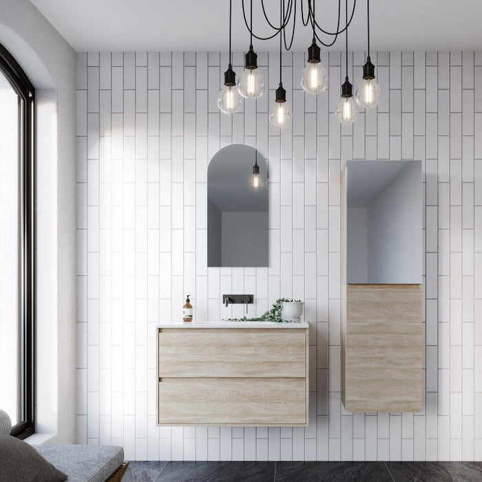Timberline Grange Wall Hung Vanity - Slab Top-blue-leaf-bathware