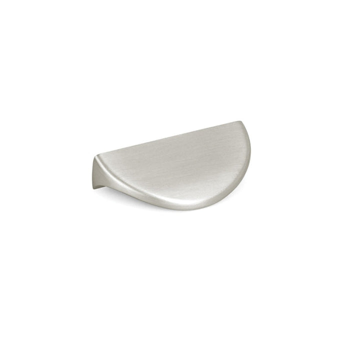 Timberline Solid Lip 50mm Handle - Brushed Nickel-LIP-H-50-BN-blue-leaf-bathware