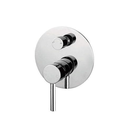 Nero Dolce Shower Mixer With Diverter - Chrome-NR250811aCH-blue-leaf-bathware