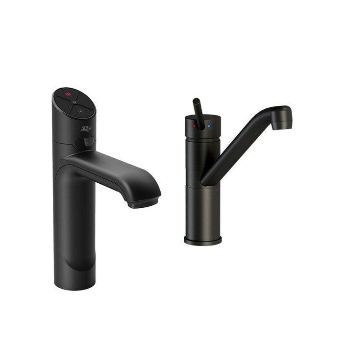 Zip HydroTap G5 BHA100 3-in-1 Classic Plus tap with Classic Mixer - Matte Black-H55657Z03AU-blue-leaf-bathware