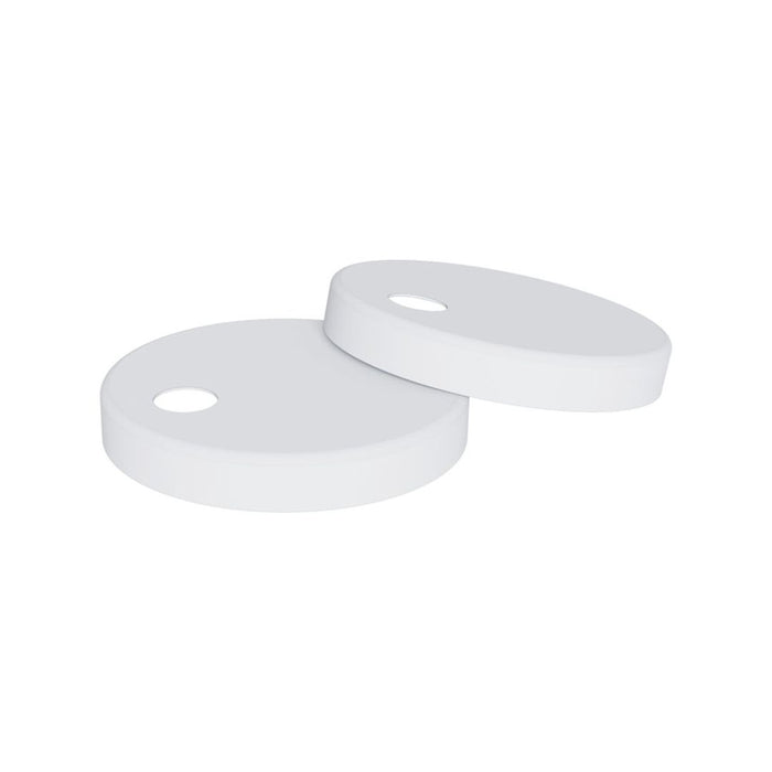 Fienza Seat Hinge Covers for Slim Seats - White Matte
