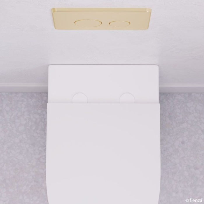 Fienza Seat Hinge Covers for Slim Seats - White Matte