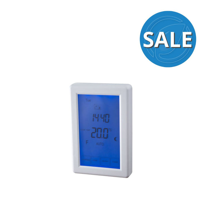 Radiant Digital Underfloor Heating Thermostat White - Vertical
