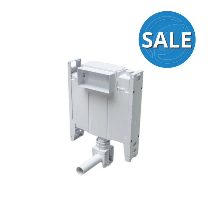 Caroma Invisi Series II Toilet Cistern With Adjustable Flush Pipe