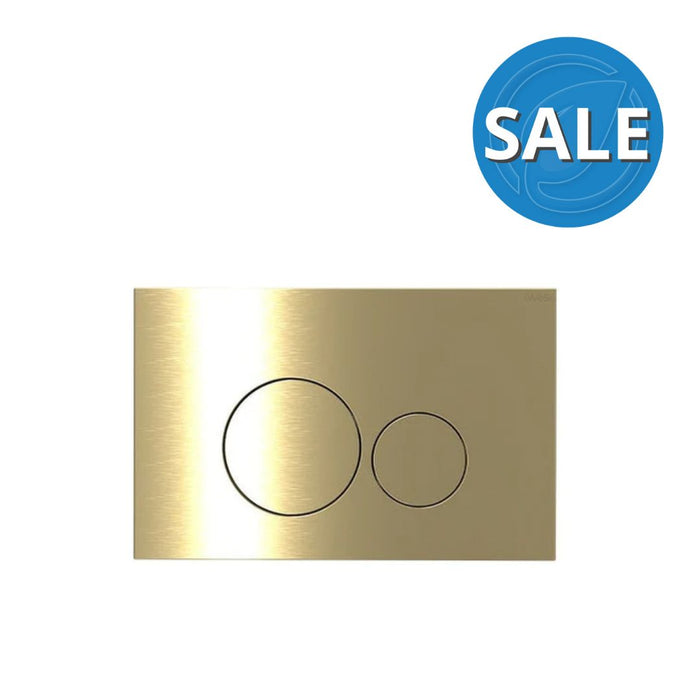 Parisi Tondo Push Panel - Brushed Brass
