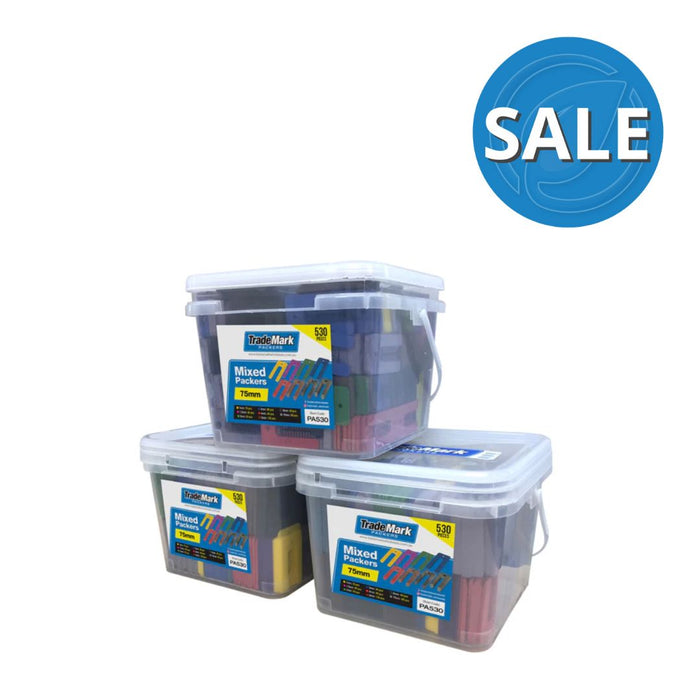 TradeMark Packers Mixed 40 x 75mm - 530PK