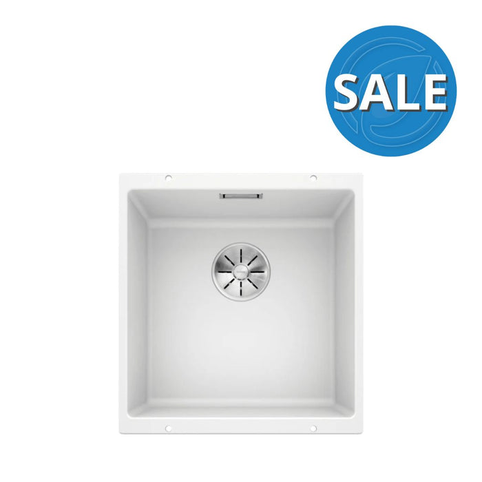 Blanco SUBLINE 400-U Single Bowl Undermount Sink - White