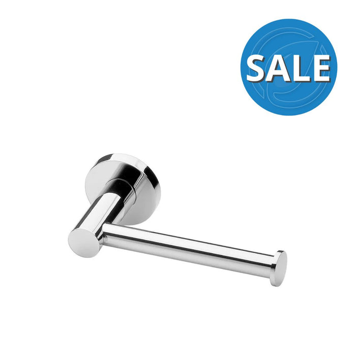 Phoenix Radii Toilet Roll Holder Round Plate - Chrome