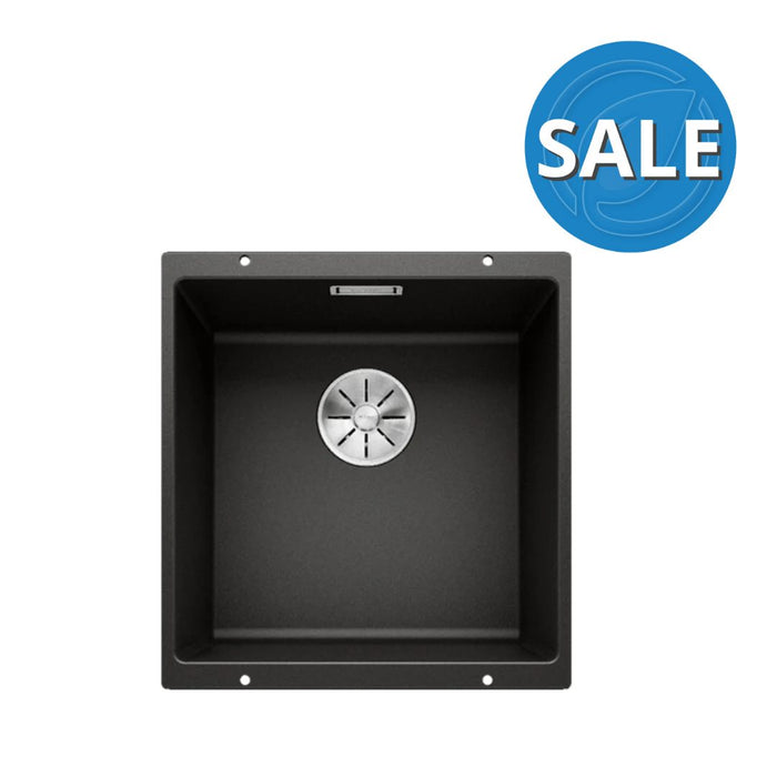 Blanco SUBLINE 400-U Single Bowl Undermount Sink - Black