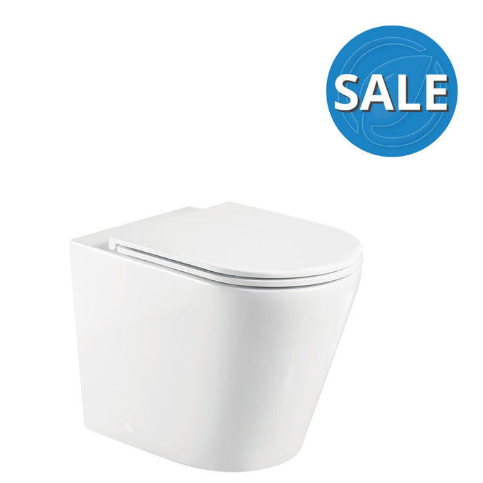 Fienza Aluca Wall-Faced Toilet Pan with Slim Seat