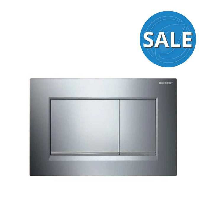 Geberit Sigma30 Dual Flush Square - Chrome