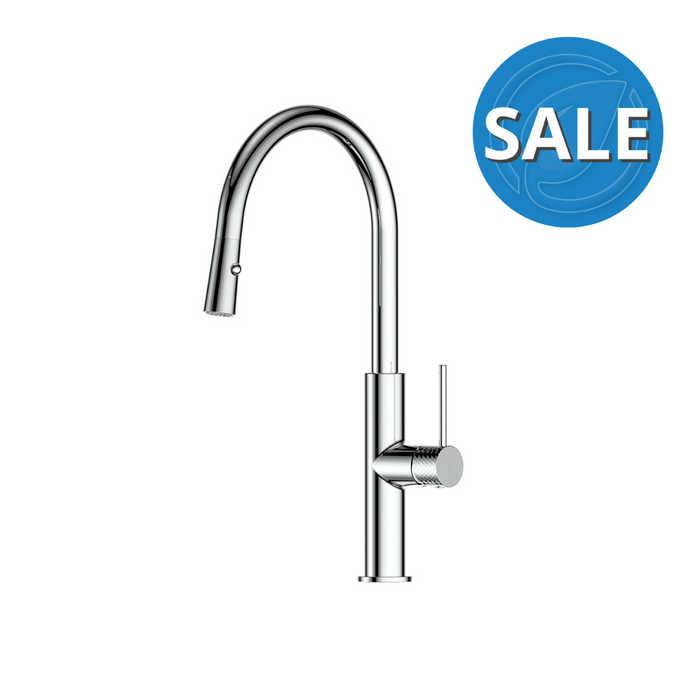 Green MIKA Pull Down Sink Mixer