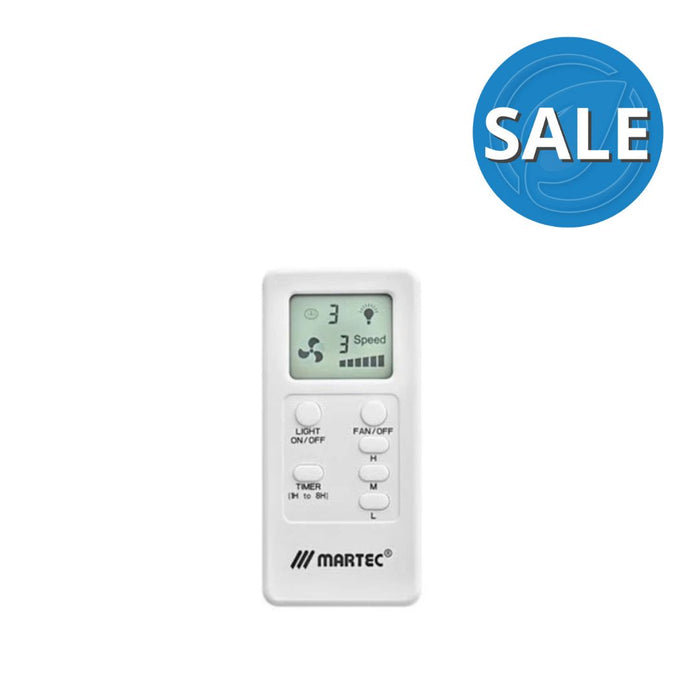 Martec Premium Slimline LCD Ceiling Fan AC Remote Control MPLCDS