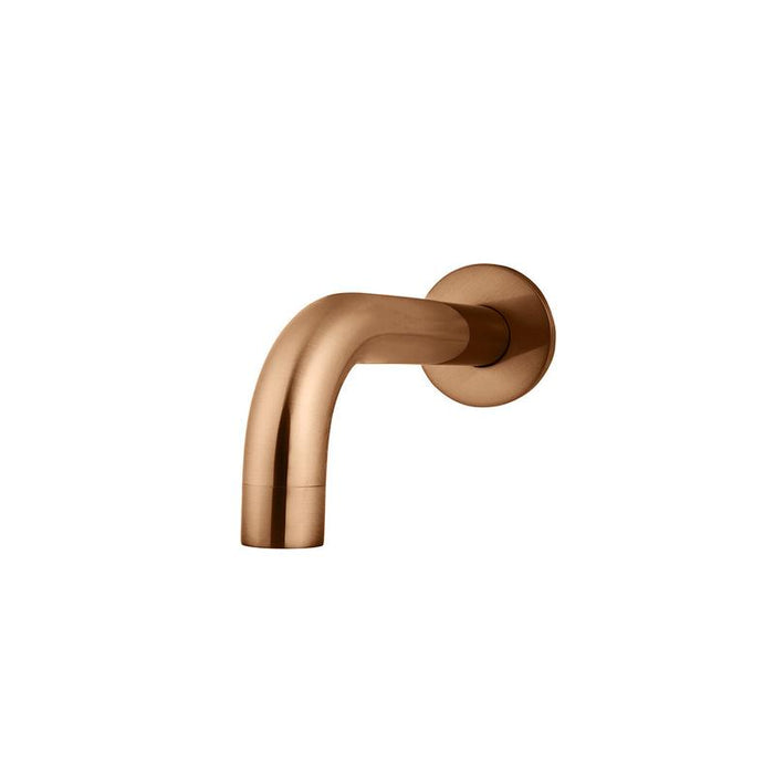 Meir Universal Round Curved Spout 130mm - Lustre Bronze-blue-leaf-bathware