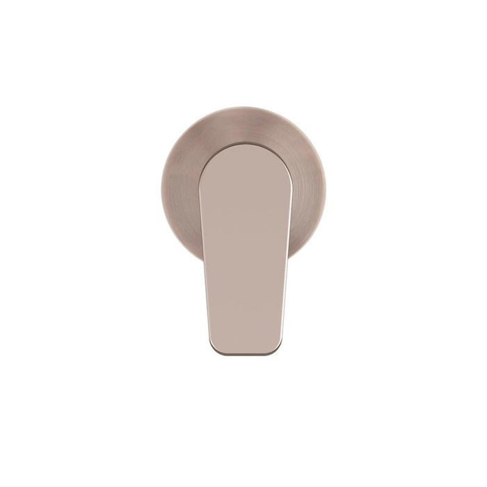 Meir Round Wall Mixer Paddle Handle Trim Kit (In-wall Body Not Included) - Champagne-blue-leaf-bathware