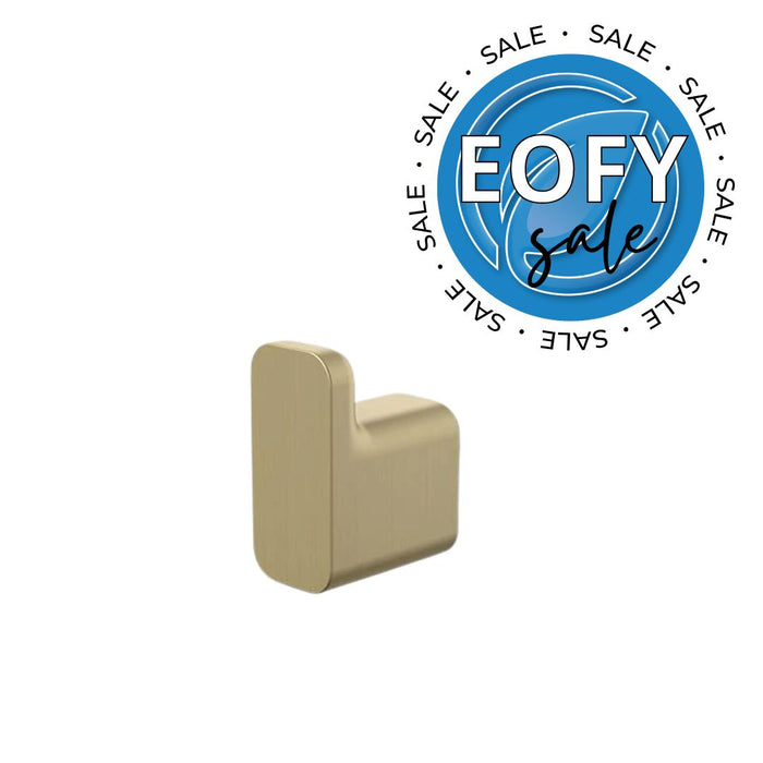 Caroma Luna Robe Hook - Brushed Brass