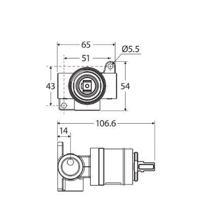 Fienza Quik-Switch Universal Wall Mixer Body