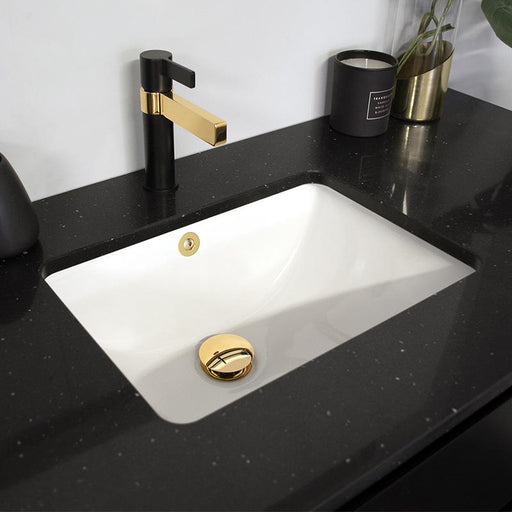 ADP Dish White Gloss Undermount Ceramic Basin-BT420-blue-leaf-bathware