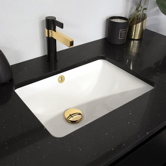 ADP Dish White Gloss Undermount Ceramic Basin-BT420-blue-leaf-bathware