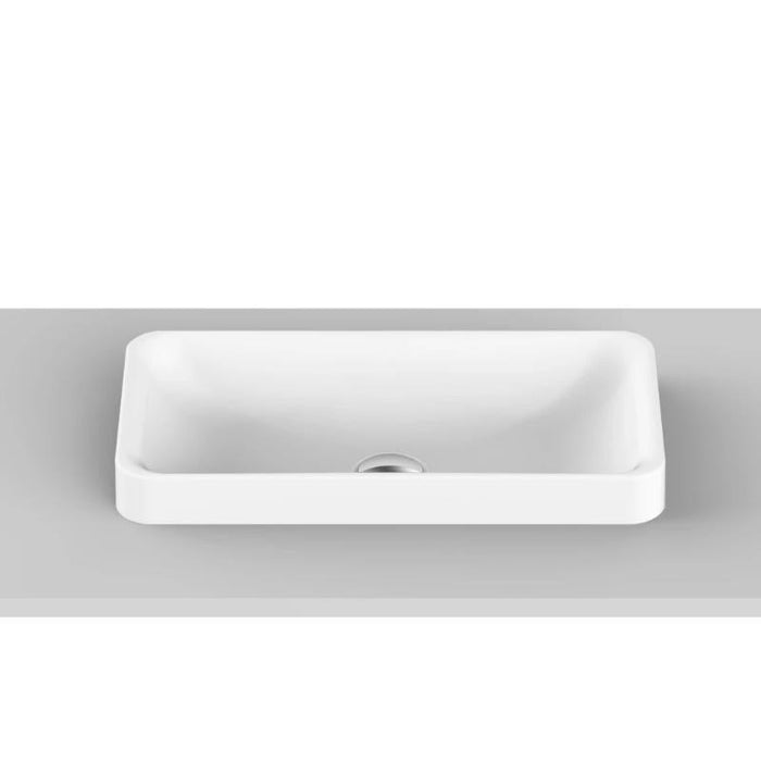 ADP Faith Semi-Inset Solid Surface Basin-blue-leaf-bathware