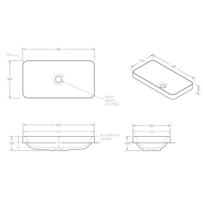 ADP Faith Semi-Inset Solid Surface Basin-blue-leaf-bathware