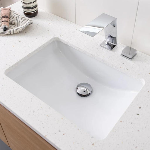 ADP Gravity White Gloss Undermount Ceramic Basin-TOPCGRA5237-blue-leaf-bathware