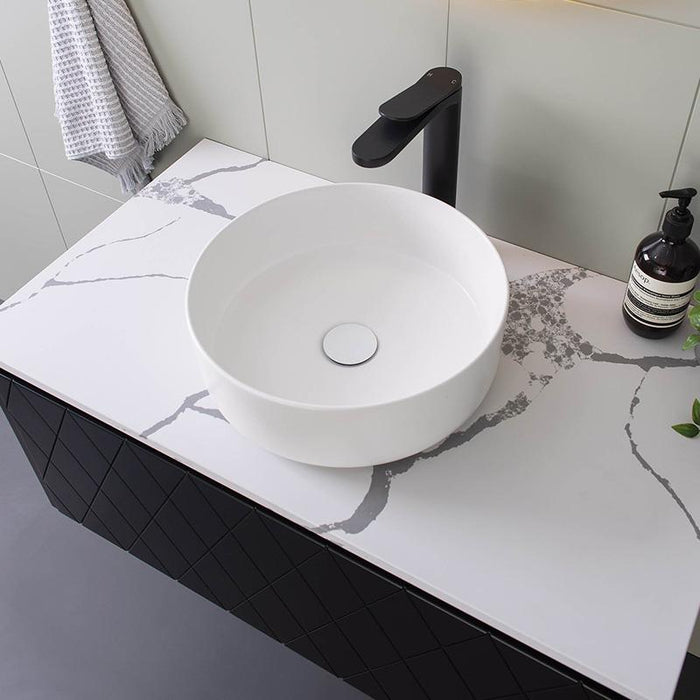 ADP Margot Gloss White Ceramic Above Counter Basin-TOPCMAR360GW-blue-leaf-bathware