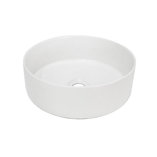ADP Margot Matte White Ceramic Above Counter Basin-TOPCMAR360MW-blue-leaf-bathware
