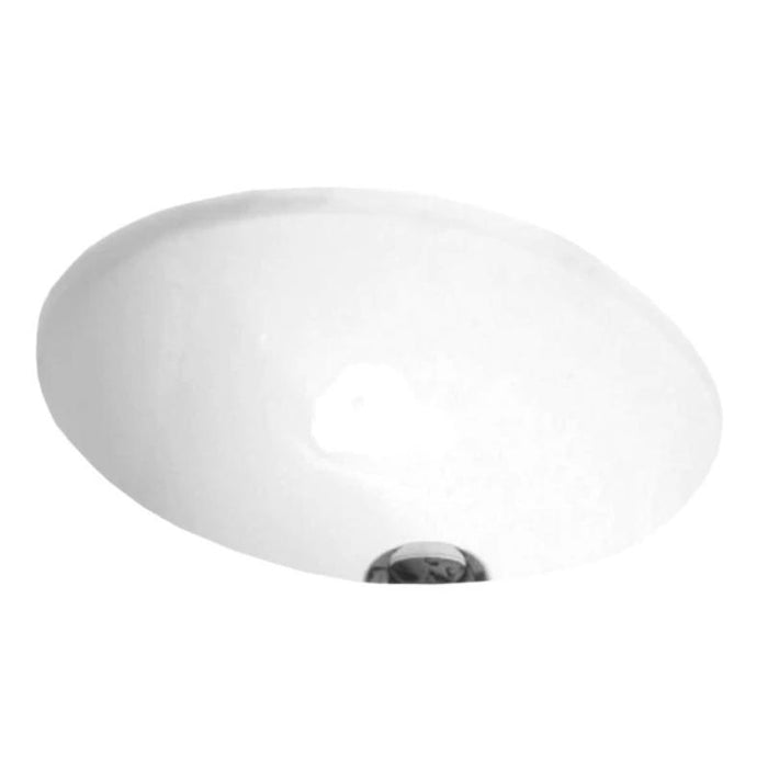 ADP Oval White Gloss Undermount Ceramic Basin-BT416-blue-leaf-bathware