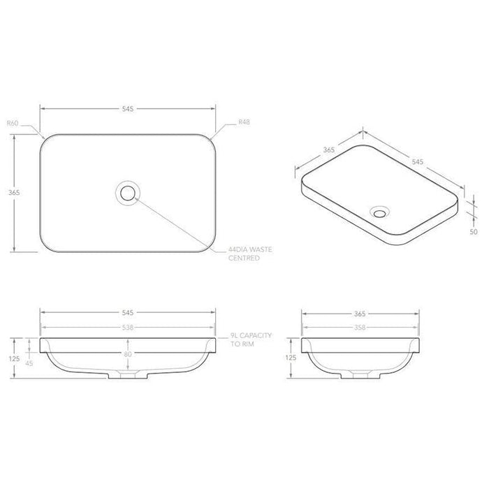 ADP Pride Semi-Inset Solid Surface Basin-blue-leaf-bathware