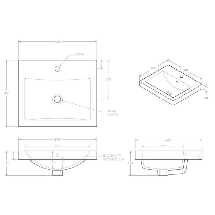ADP Scoop White Gloss Semi-Inset Ceramic Basin-TOPCSCO5446GW-blue-leaf-bathware