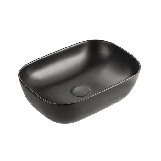 ADP Stadium Matte Black Ceramic Above Counter Basin-TOPCSTA4632MB-blue-leaf-bathware
