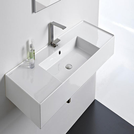 ADP Teorema 800mm Centre Ceramic Basin-blue-leaf-bathware