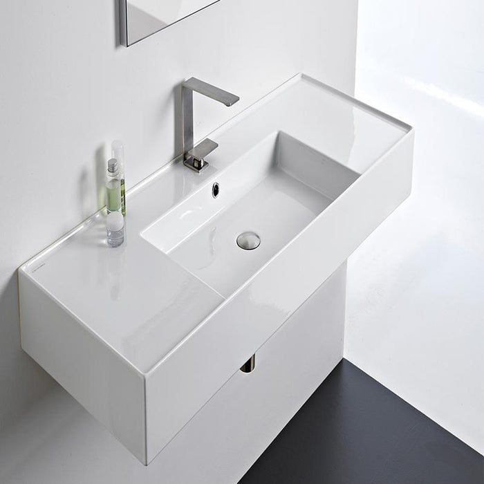 ADP Teorema 800mm Centre Ceramic Basin-blue-leaf-bathware