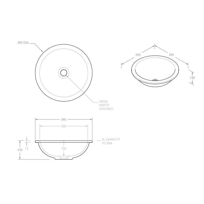 ADP Unity Inset Solid Surface Basin-blue-leaf-bathware