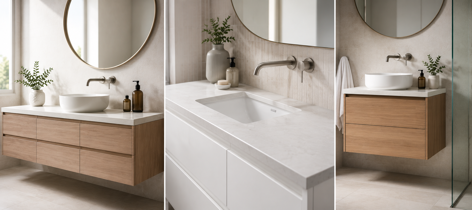 Standard Bathroom Vanity Dimensions in Australia: Heights, Widths and Depths