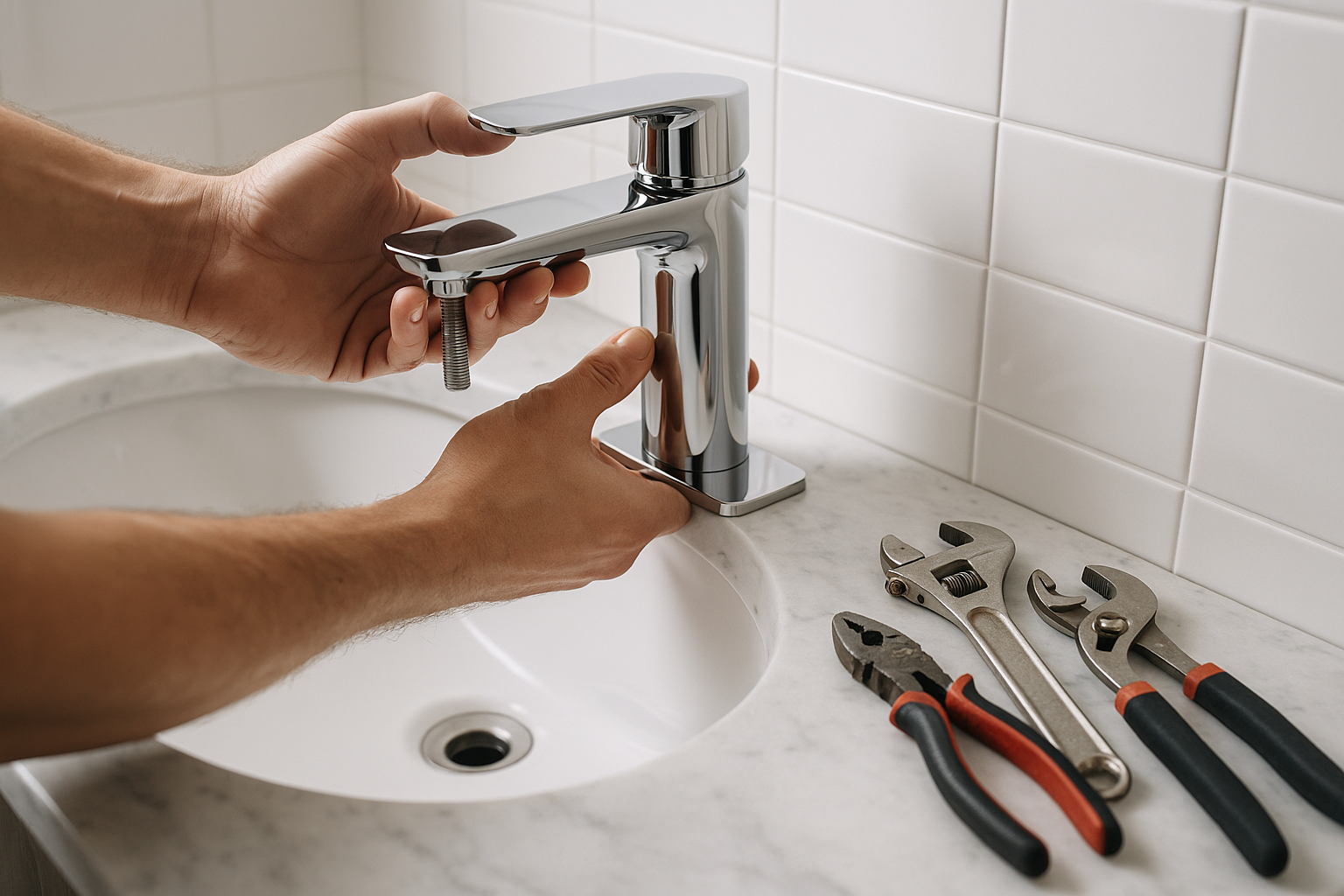 How to Change Bathroom Taps?