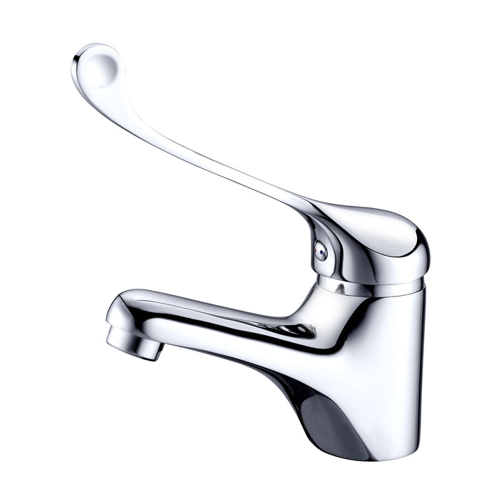 Nero Classic Care Basin Mixer - Chrome-NR110001dCH-blue-leaf-bathware